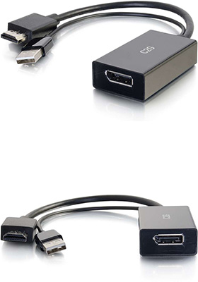 HDMI to DisplayPort Converter 4K30