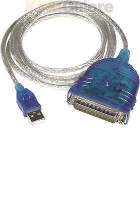 USB to DB25 Serial Adapter Cable, 6-feet