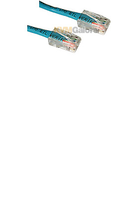 USA Cat5e Stranded Patch Cable - Blue, 1-foot