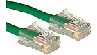 Cat5e 350MHz Assembled Patch Cable Green, 1-foot