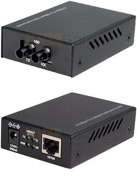 10/100Base-TX to MM 100Base-FX ST Media Converter 10/100Base-TX to MM 100Base-FX ST Media Converter