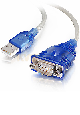 USB to DB9 Serial Adapter Cable, 1.5-feet