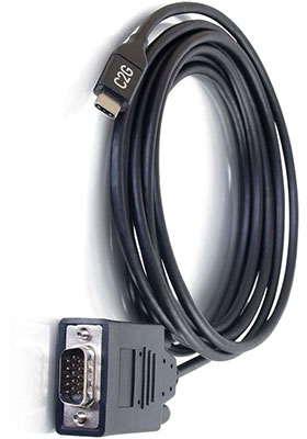 USB-C to VGA Adapter-Cable, 10 Feet