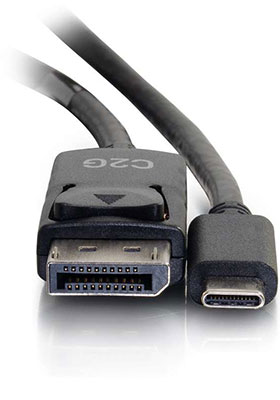 USB-C to DisplayPort Adapter Cable, Black, 10 Feet USB-C to DisplayPort Adapter Cable, Black, 10 Feet