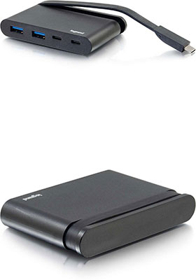 USB-C Hub with USB-A, USB-C and Power Delivery USB-C Hub with USB-A, USB-C and Power Delivery