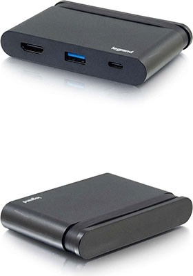 USB-C to HDMI Adapter w/ USB-A & Power Delivery