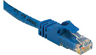 Cat6 550MHz Snagless Patch Cable Blue - 25pk, 5-feet