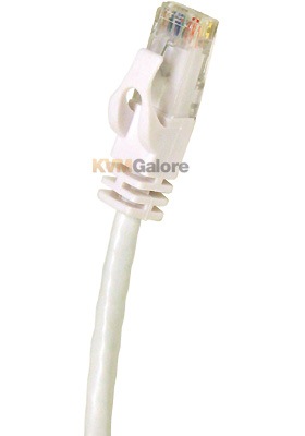 Cat6 550MHz Snagless Patch Cable White, 10-feet