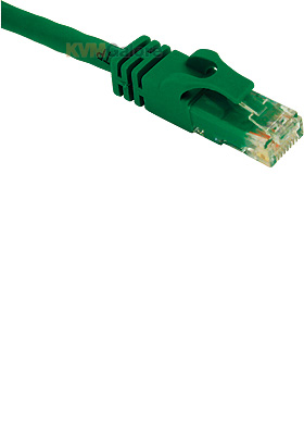 Cat6 550MHz Snagless Patch Cable Green, 3-feet Cat6 550MHz Snagless Patch Cable Green, 3-feet