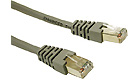 Shielded Cat5e Molded Patch Cable Gray, 10-feet