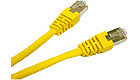 Shielded Cat5e Molded Patch Cable Yellow, 10-feet Shielded Cat5e Molded Patch Cable Yellow, 10-feet