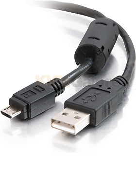 USB Type-A Male to Micro-B Male Adapter-Cable, | 27364 | C2G