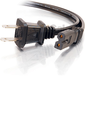 2-Slot Non-Polarized Power Cord