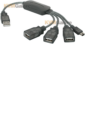 USB 2.0 Hub Cable, 4-Ports