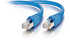 Cat6a Shielded Patch Cable - Blue, 14-feet Cat6a Shielded Patch Cable - Blue, 14-feet