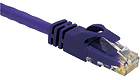 Cat6 550MHz Snagless Patch Cable Purple, 1-foot