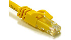 Cat6 550MHz Snagless Crossover Cable Yellow, 3-feet