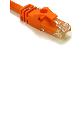 Cat6 550MHz Snagless Patch Cable Orange, 50-feet