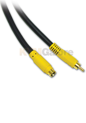 Value Series Bi-Directional S-Video to RCA Type Cable, 12-Feet