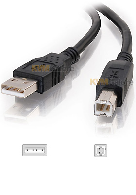 USB 2.0 Type-A to Type-B Cable, 6-Ft