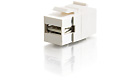 Snap-In USB Type-A/B Female Keystone Insert, White