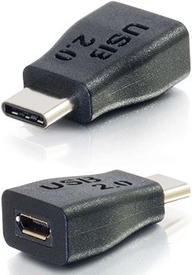 28869 - USB-C to USB Micro-B (USB 2.0) Adapter M/F - Black