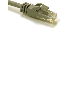 Cat6 550MHz Snagless Patch Cable Gray - 25pk, 5-feet Cat6 550MHz Snagless Patch Cable Gray - 25pk, 5-feet