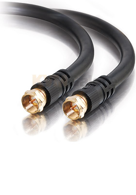 Value Series F-type RG6 Coaxial Video Cable, 50-Feet Value Series F-type RG6 Coaxial Video Cable, 50-Feet