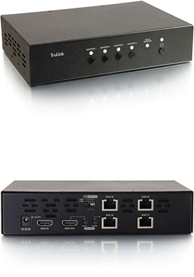 TruLink HDBaseT HDMI over CAT-5 4-Port Box Transmitter TruLink HDBaseT HDMI over CAT-5 4-Port Box Transmitter