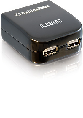 USB Superbooster Dongle Receiver, 2-Port, Type-A Female