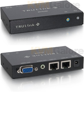 TRULink VGA+3.5mm Audio over CAT-5 Box Receiver