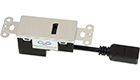 DisplayPort to HDMI Adapter Wall Plate, Aluminum DisplayPort to HDMI Adapter Wall Plate, Aluminum