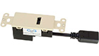 DisplayPort to HDMI Adapter Wall Plate, Ivory DisplayPort to HDMI Adapter Wall Plate, Ivory