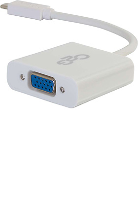 USB-C to VGA Video Adapter, White
