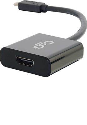 USB-C to HDMI Audio/Video Adapter, Black USB-C to HDMI Audio/Video Adapter, Black