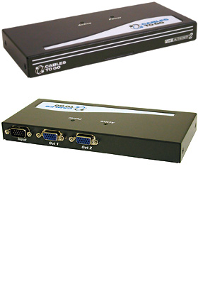 UXGA Monitor Splitter/Extender, 2-Port UXGA Monitor Splitter/Extender, 2-Port
