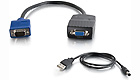 TruLink 2-Port UXGA Monitor Splitter Cable, 11-inches