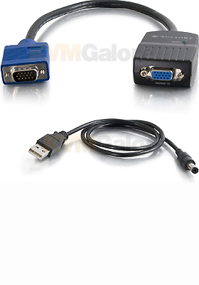 TruLink 2-Port UXGA Monitor Splitter Cable, 11-inches
