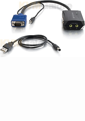 TruLink 2-Port UXGA + 3.5mm Monitor Splitter Cable, 11-inches TruLink 2-Port UXGA + 3.5mm Monitor Splitter Cable, 11-inches