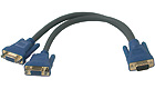 Ultima HD15M to Dual HD15F SXGA Monitor Y-Cable