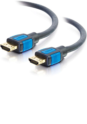 High Speed HDMI Cable w/ Gripping Connectors, 10 feet