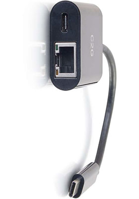 USB-C Ethernet Adapter w/ Power Delivery USB-C Ethernet Adapter w/ Power Delivery