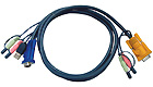 2L-5301U - USB KVM Cable with Audio/Mic, 3-feet