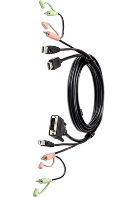HDMI-USB-Audio KVM Cables