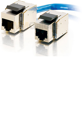 CAT-5e RJ45 UTP Shielded Toolless Keystone Jack, Silver CAT-5e RJ45 UTP Shielded Toolless Keystone Jack, Silver