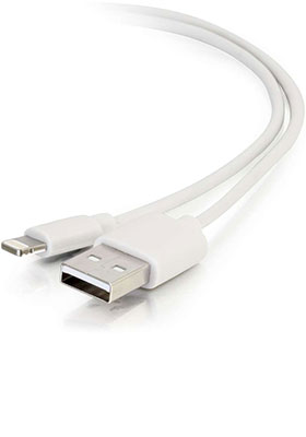 USB to Lightning Sync & Charging Cable, 1m - White