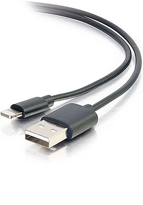 USB to Lightning Sync & Charging Cable, 1m - Black