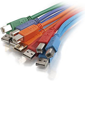 USB 2.0 A/B Cable 5 Colors, 5-Pack, 2m USB 2.0 A/B Cable 5 Colors, 5-Pack, 2m