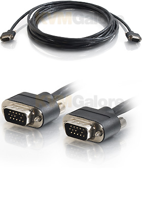 Plenum Low Profile HD15 M/M Video Cables