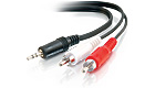 3.5mm Stereo Male to Two RCA Male Y-Cable, 6-feet